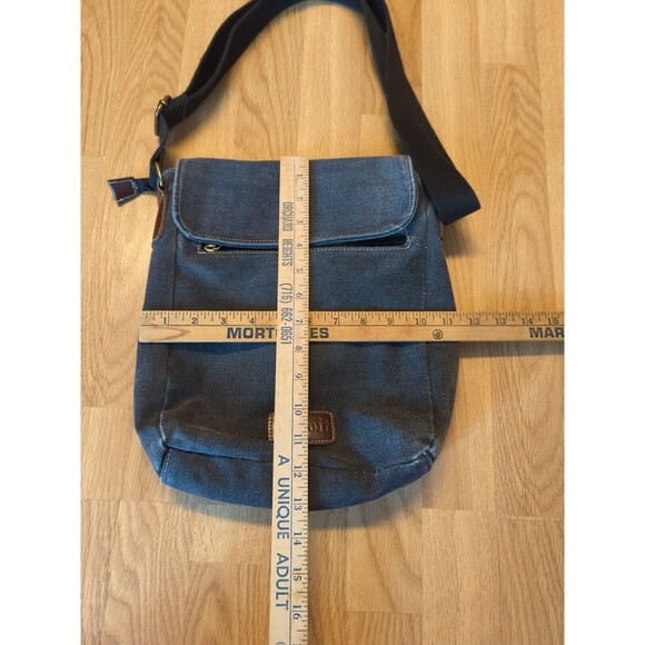 Cargoit Cross Body Bag Purse Black Gray Canvas Utility Zipper Pockets - Picture 8 of 8